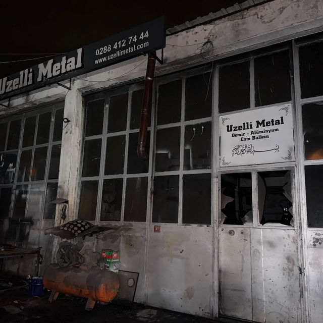 Demirci dükkanında patlama: 1 ölü, 2 yaralı