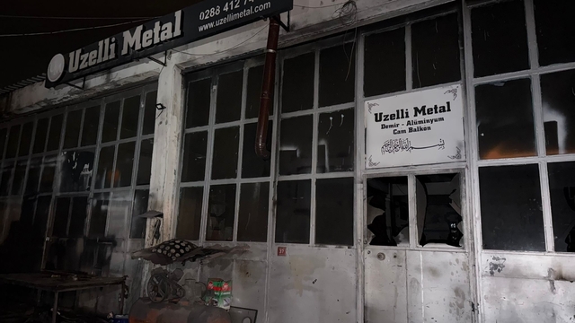 Demirci dükkanında patlama: 1 ölü, 2 yaralı