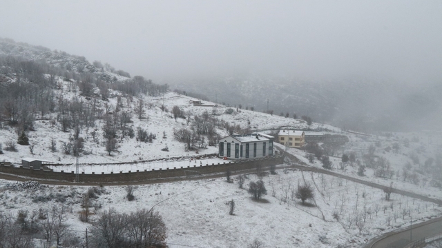 Hadim'de kar yağışı başladı