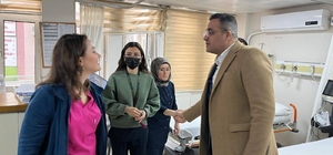 Kaymakam Dalak bayramda görev başındaki kamu personelini unutmadı