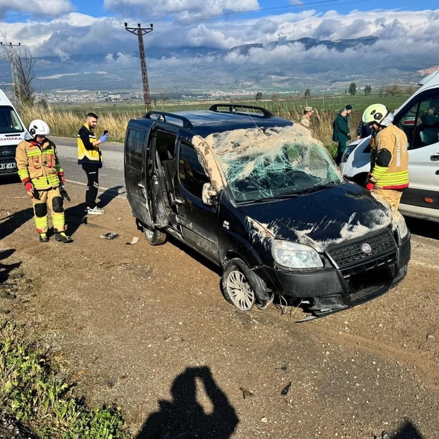 Kırıkhan'da trafik kazası: 1 yaralı