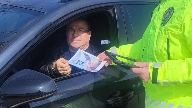 Karacasu'da bayramda trafik ekipleri sahada