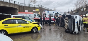 Bingöl'de trafik kazası : 5 yaralı