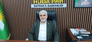 HÜDA-Par Genel Başkanı Yapıcıoğlu: ''Bin yıldır birlikte yaşamış toplulukları birbirine düşürmek, Siyonizmin ekmeğine yağ sürmektir''