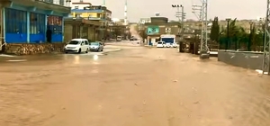 Araban Elif Mahallesi'nde sağanak etkili oldu