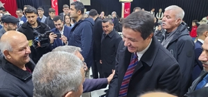 Arıkan, memleketinde bayramlaşma törenine katıldı