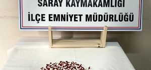 Tekirdağ'da 657 adet uyuşturucu hap ele geçirildi