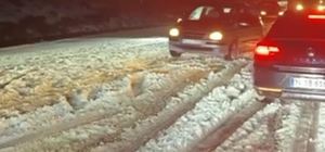 Şanlıurfa'da dolu ve kar yağışı etkili oldu