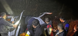 Sinop'ta otomobil uçuruma yuvarlandı: 7 yaralı