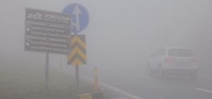Zonguldak'ta yoğun sis etkili oluyor