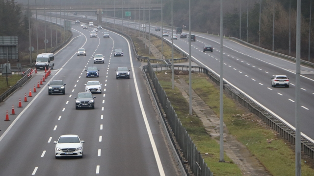 Bayram tatili dönüşünde Bolu'da ulaşım rahat