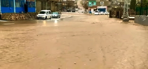 Araban'da sağanak etkili oldu