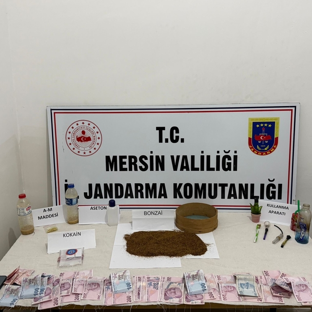 Anamur ilçesinde uyuşturucu operasyonunda yakalanan zanlı tutuklandı
