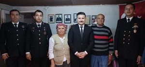 Gökçeada Kaymakamı Acar'dan Gazi ailesine bayram ziyareti