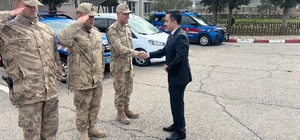 Nurdağı Kaymakamı Erciyas’tan bayramda güvenlik güçlerine ziyaret