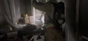 İskenderun'da ev yangını