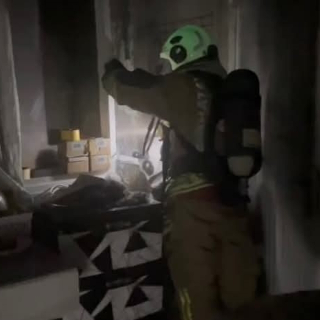 İskenderun'da ev yangını