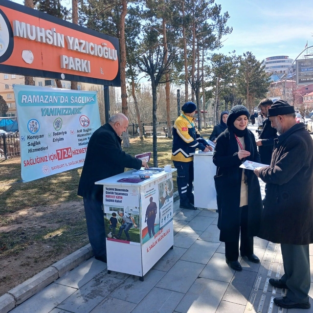 Bayburt'ta vatandaşlar koruyucu sağlık hizmetleri konusunda bilgilendirildi
