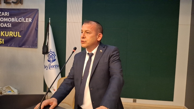 Beypazarı Şoförler ve Otomobilciler Esnaf Odası Başkanlığına Mehmet Uysal seçildi