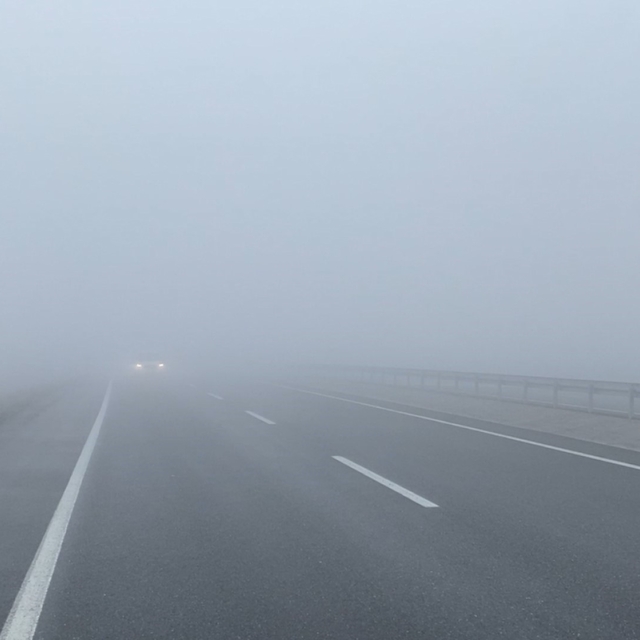 Pamuk Geçidinde yoğun sis etkili oldu