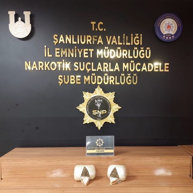 Şanlıurfa'da uyuşturucu operasyonu: 1 gözaltı