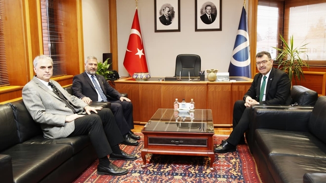 İTÜ Rektörü Mandal'dan Rektör Adıgüzel'e ziyaret
