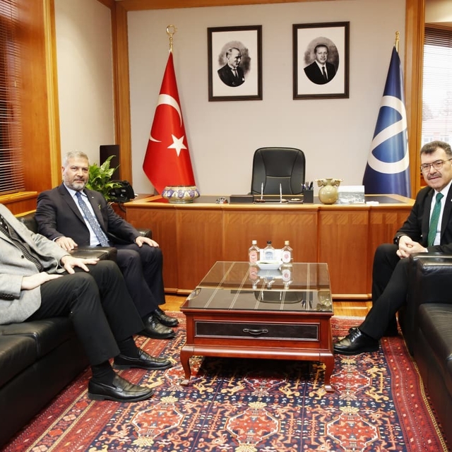 İTÜ Rektörü Mandal'dan Rektör Adıgüzel'e ziyaret