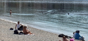 Bodrum'da bayramın son gününde tatilciler plajlarda zaman geçirdi