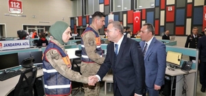 Kars Valisi Ziya Polat’tan 112 Acil Çağrı Merkezi’ne bayram ziyareti