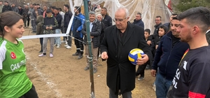 Başkan Arslan, Çamlıbel’de Voleybol Turnuvasına katıldı