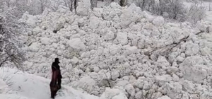 Yüksekova’da aynı bölgede ikinci çığ