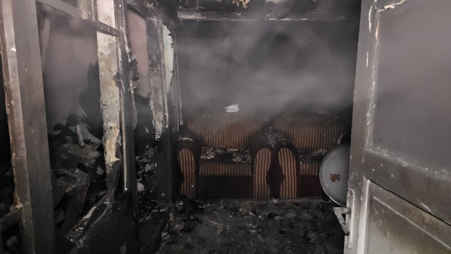 Çorum'da gecekonduda çıkan yangın söndürüldü