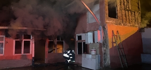 Çorum’da gecekondu yangını