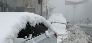 Hakkari’de kar yağışı yerini yoğun sise bıraktı