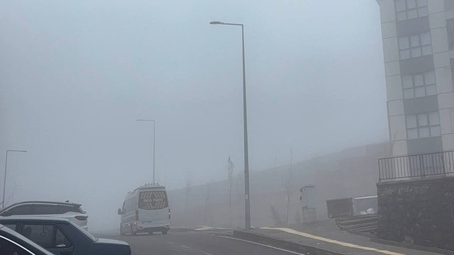 Gaziantep'te sis etkili oldu