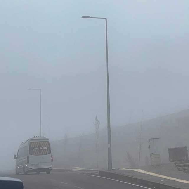 Gaziantep'te sis etkili oldu