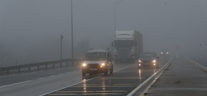 Bolu Dağı'nda sis ulaşımı olumsuz etkiledi