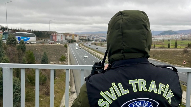Bilecik'te drone destekli trafik denetimi