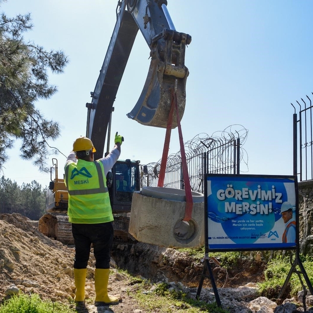 MESKİ'den Mezitli Devlet Hastanesi'ne güçlü altyapı yatırımı