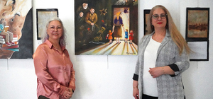 Konukevinden gelen mektuplar tuvale yansıdı