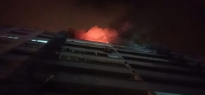 Edremit'te ev yangını