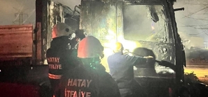 Dörtyol'da tır yangını