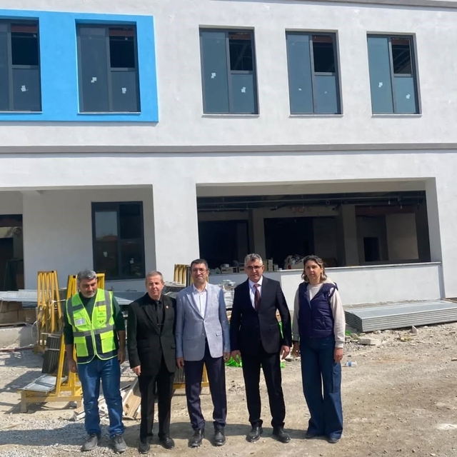 Söke'de eğitim yatırımları yerinde incelendi