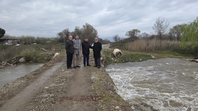 Kuruyan dere coştu, İznik Gölü'ne umut oldu
