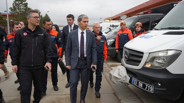 Vali Aktaş, AFAD'ın çalışmaları hakkında bilgilendirildi