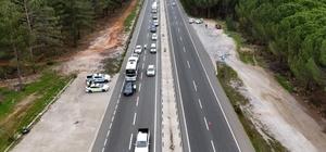 Muğla'da bayram tatilinde 160 binden fazla araç giriş ve çıkışı oldu