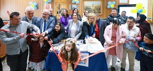 Özel ihtiyaçlı bireylerin eserleri sergilendi