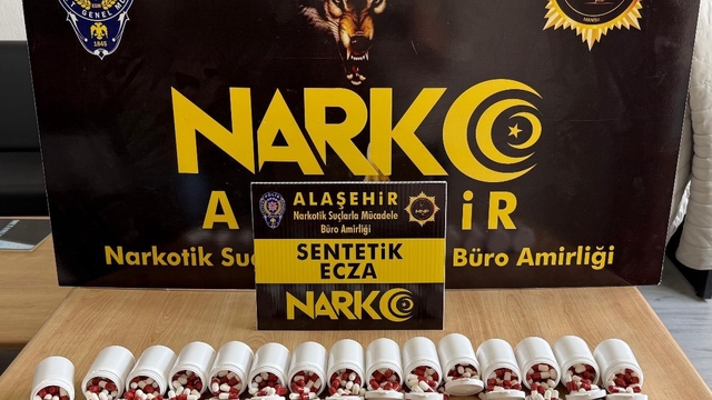 Manisa'da sentetik ecza operasyonu: 2 tutuklama