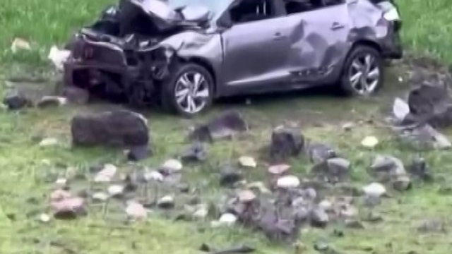 Batman'da araç uçuruma yuvarlandı: 1 yaralı