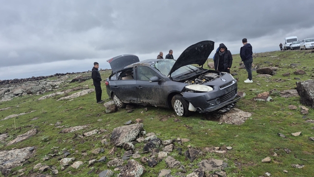 Şanlıurfa'da devrilen otomobildeki 5 kişi yaralandı